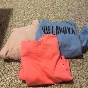 three pack- Villanova, nike, rebecca minkoff Sweatshirt